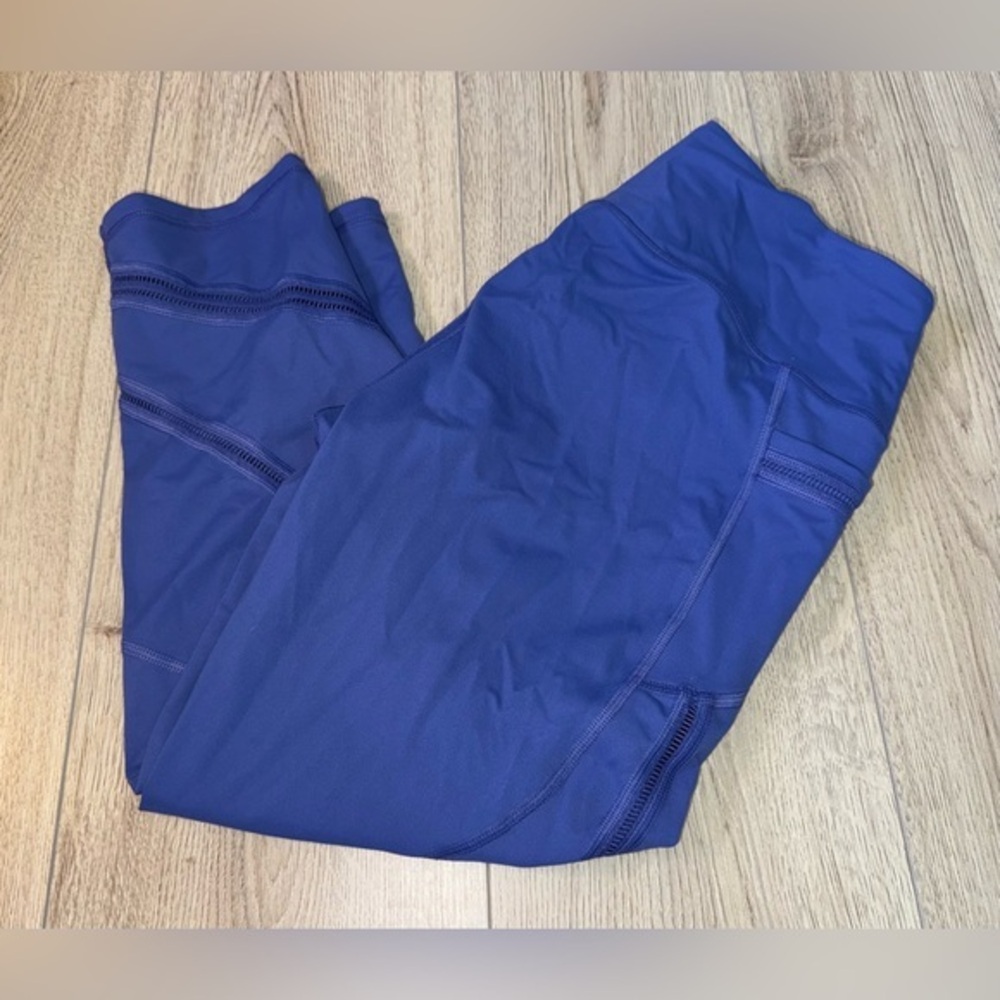Victoria’s Secret sport knockout capri crop cropped Blue Leggings tights
